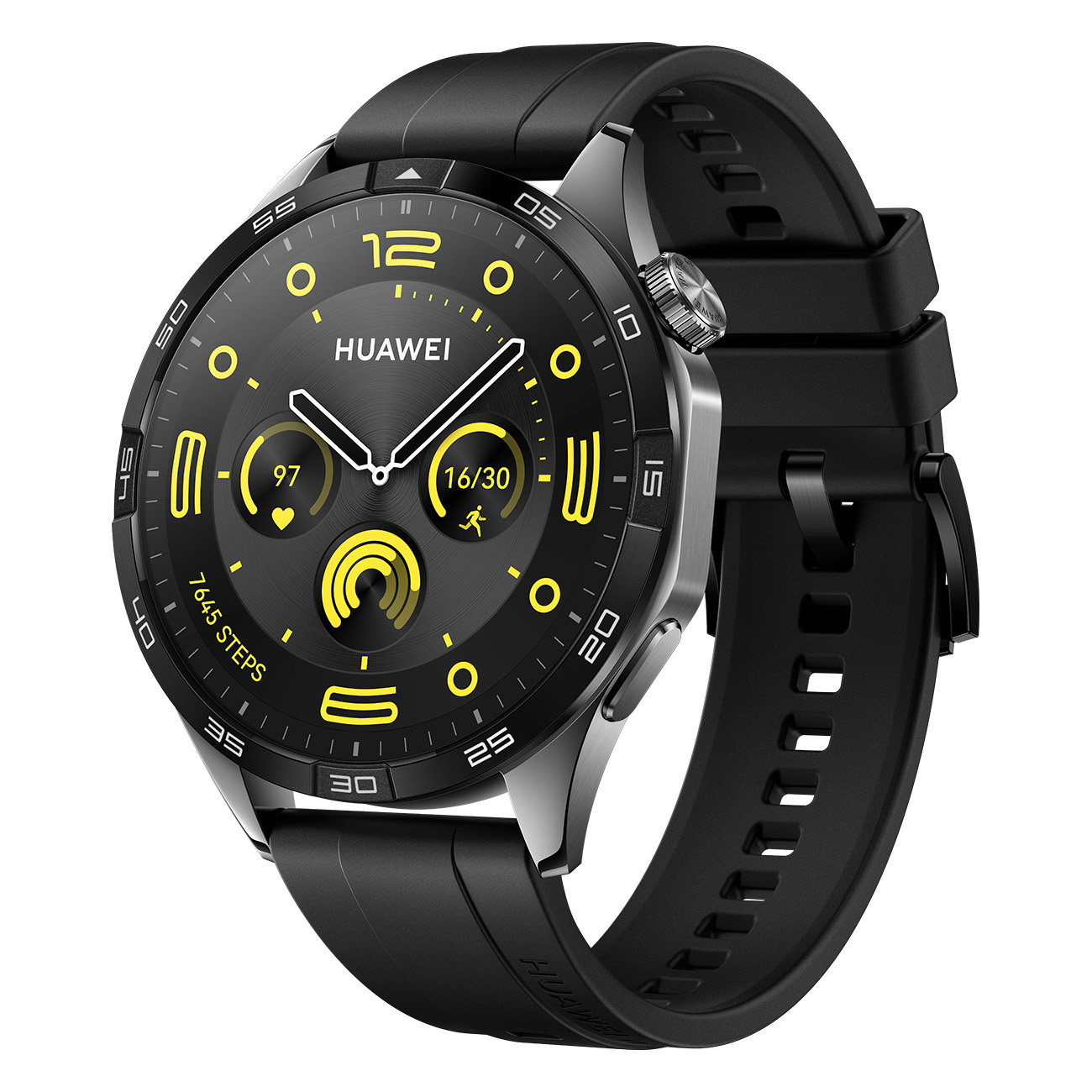 Watch Smartwatch HUAWEI GT4 Fluoroelastomer, schwarz