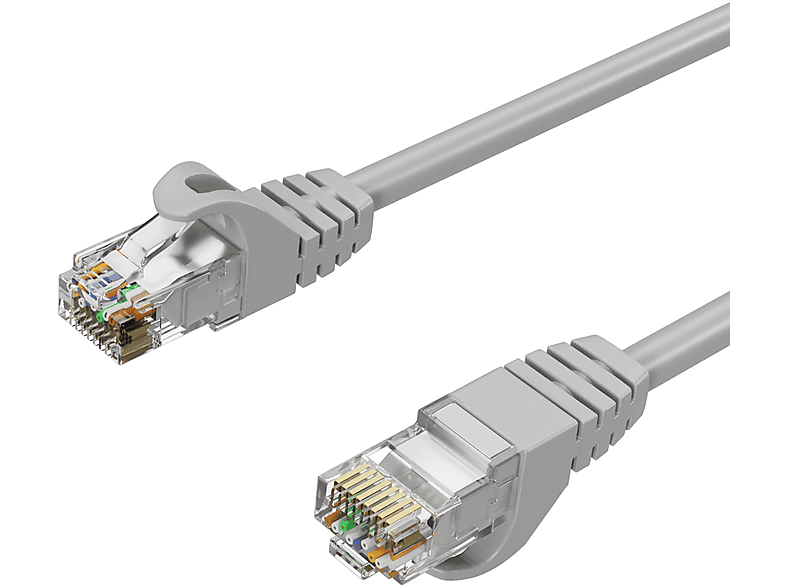 KABELBUDE RJ45 Patchkabel m. CAT 7 Rohkabel  PIMF 10m, Patchkabel RJ45, 10 m