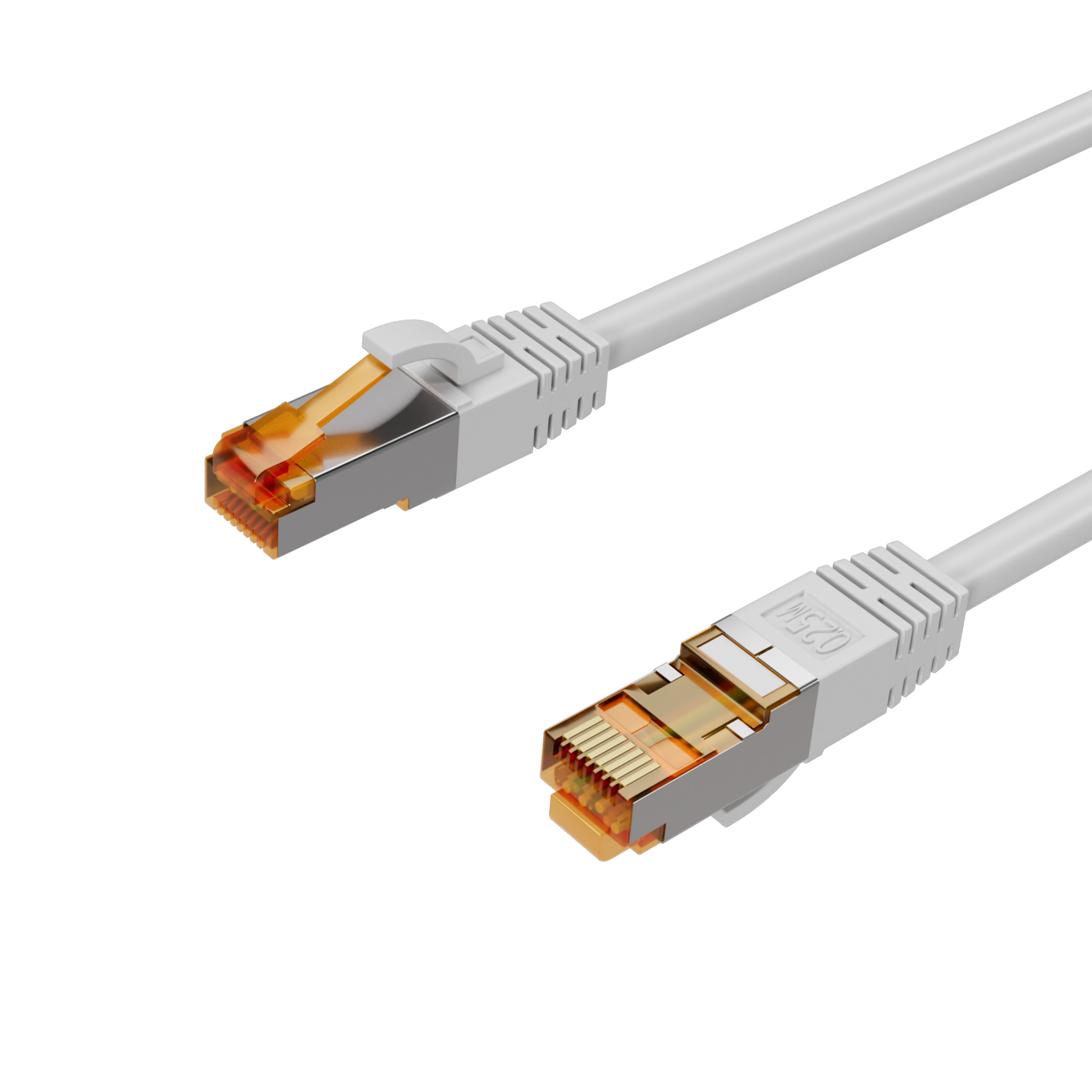 RJ45, S/FTP, 2m, 6A m Patchkabel grau, PIMF, FLEXLINE cat. 2 Patchkabel