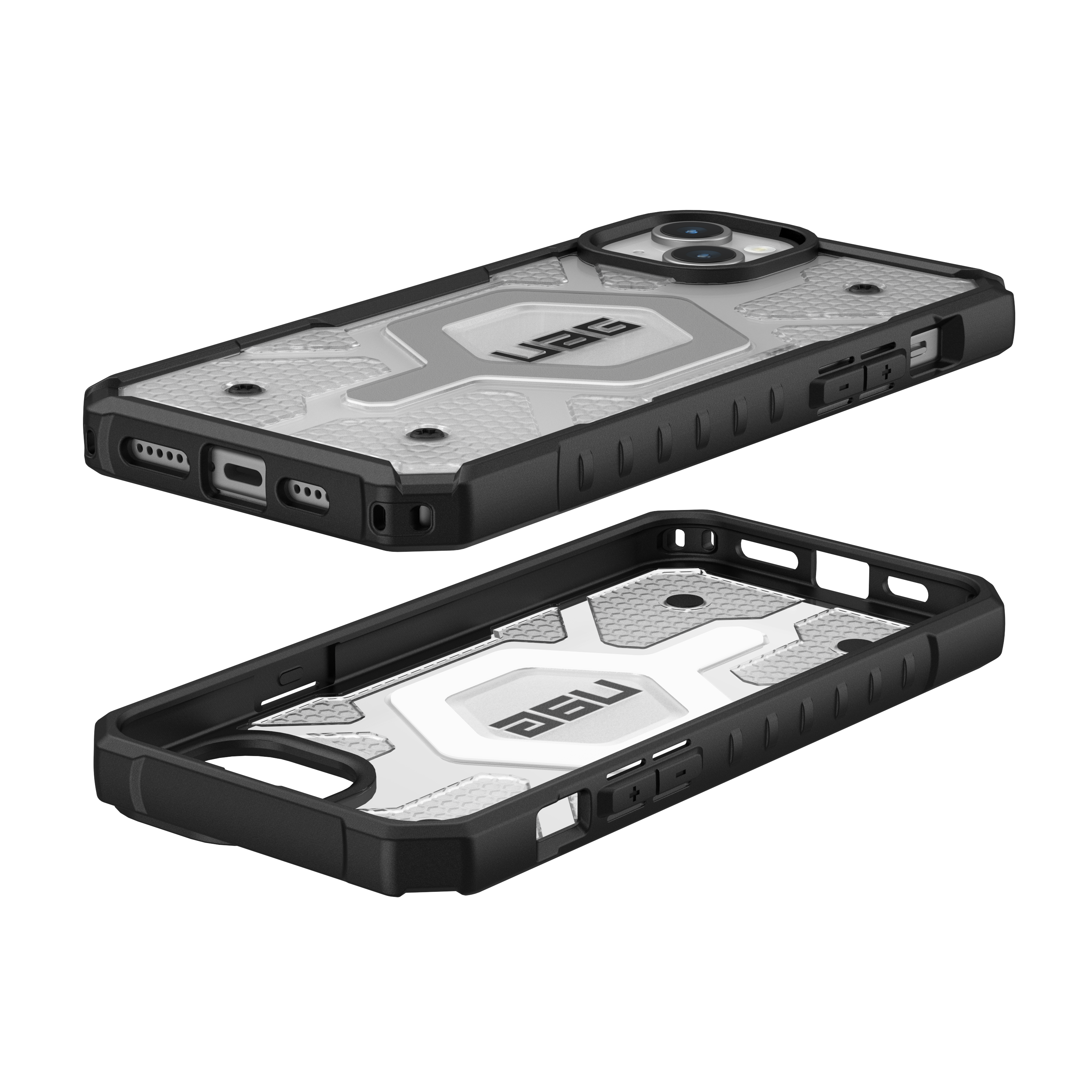 URBAN ARMOR ice Apple, GEAR iPhone Plus, MagSafe, 15 (transparent) Backcover, Pathfinder