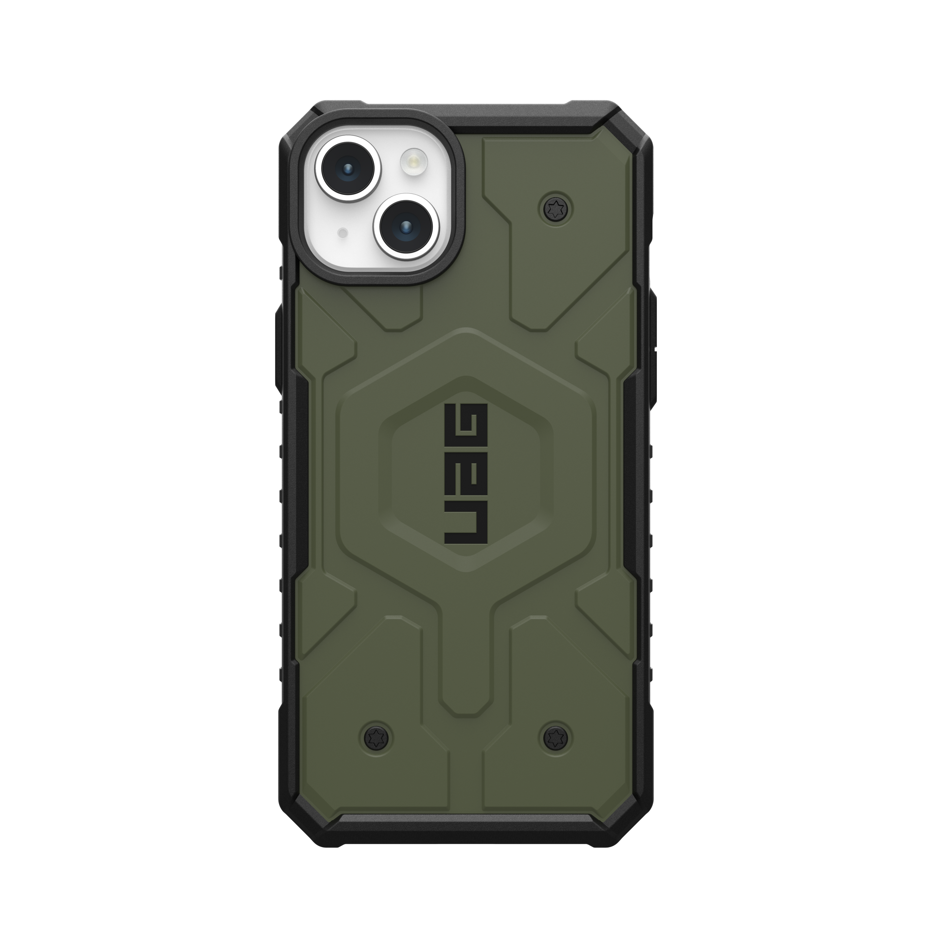 URBAN GEAR MagSafe, Plus, ARMOR olive drab iPhone 15 Apple, Backcover, Pathfinder