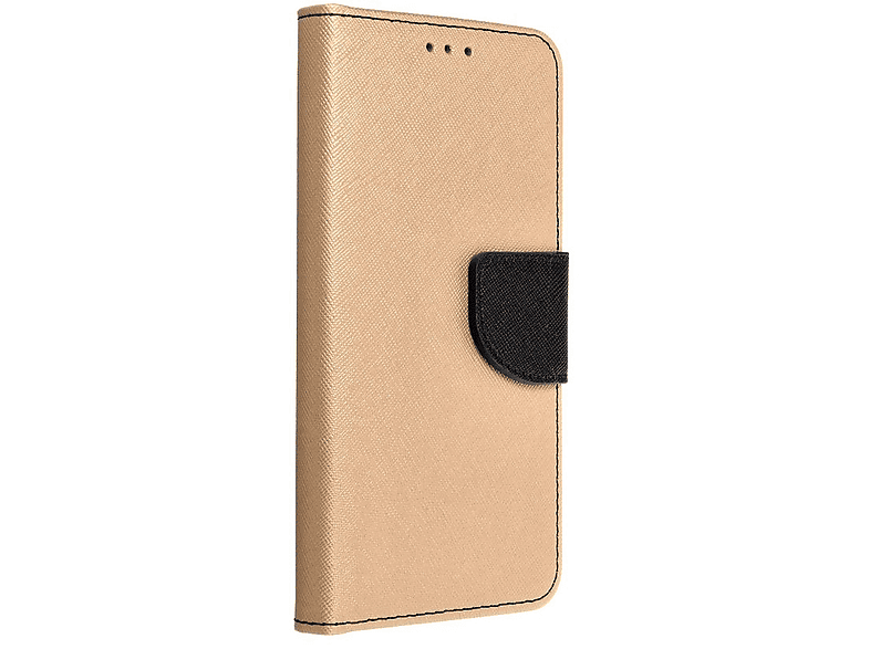 COFI Fancy Buch Tasche, 15 Pro Gold-Schwarz Max, Holster iPhone Aktentasche, Apple