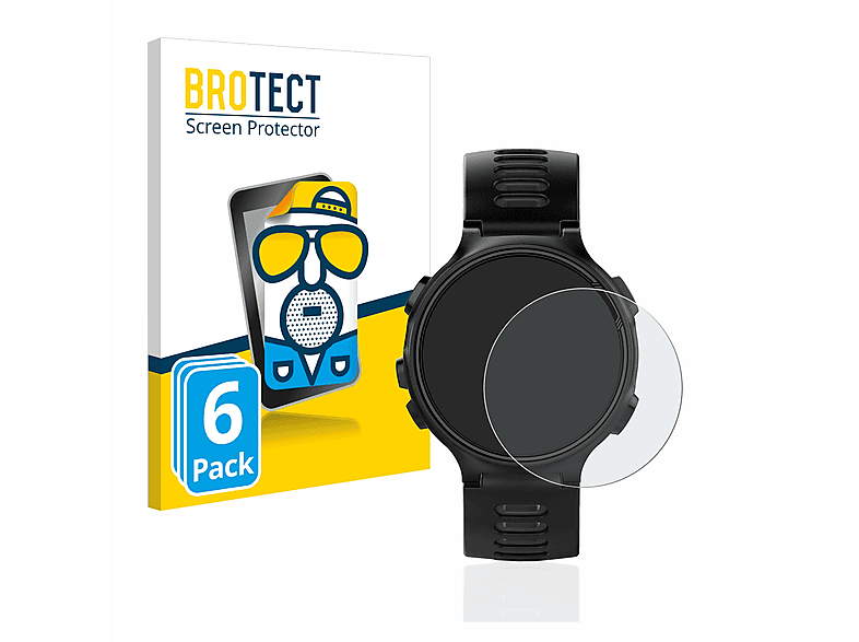 BROTECT 6x matte Schutzfolie(für Garmin Forerunner 735XT) | Smartwatch Schutzfolien & Gläser