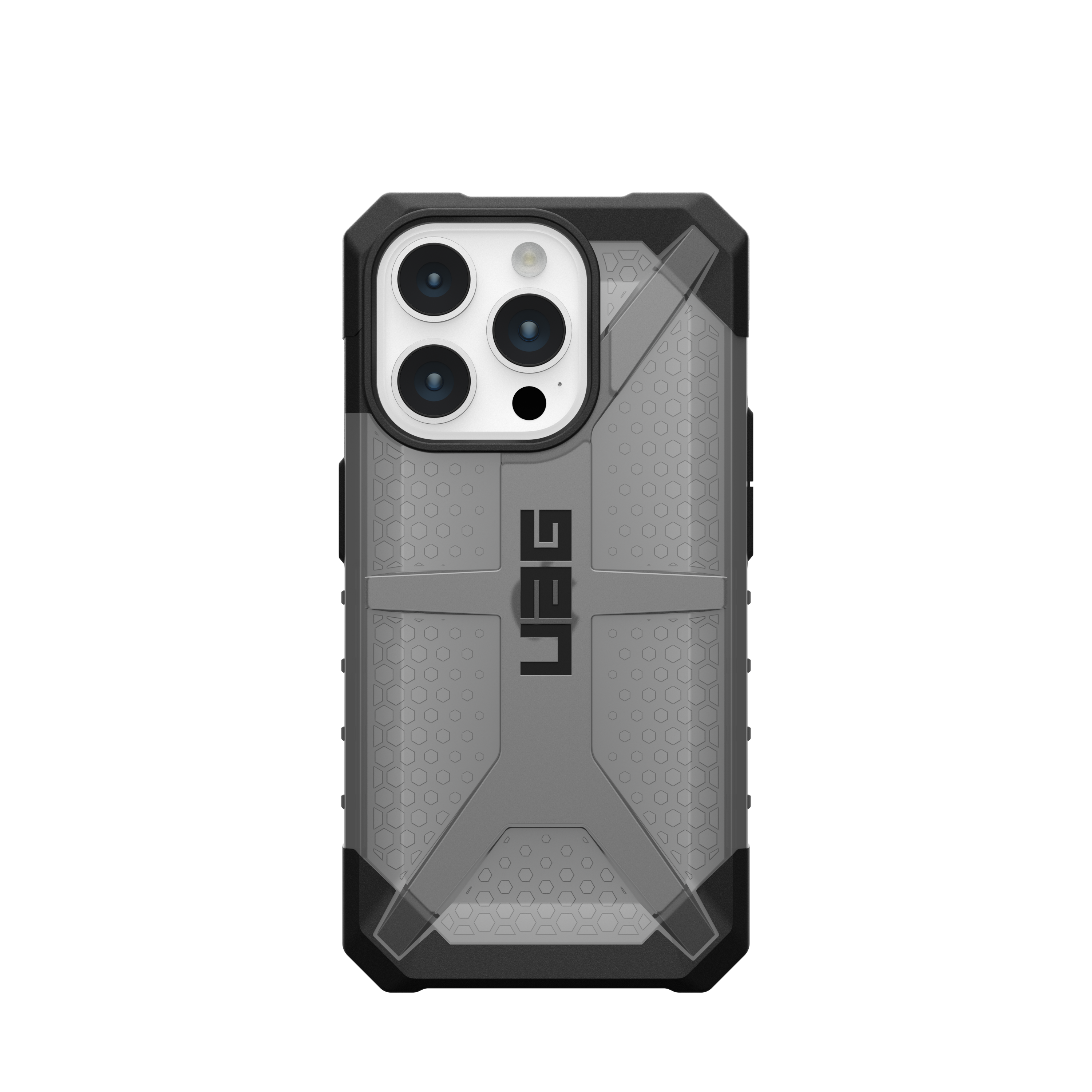 GEAR Backcover, Apple, ash ARMOR transparent) Plasma, 15 iPhone Pro, URBAN (grau