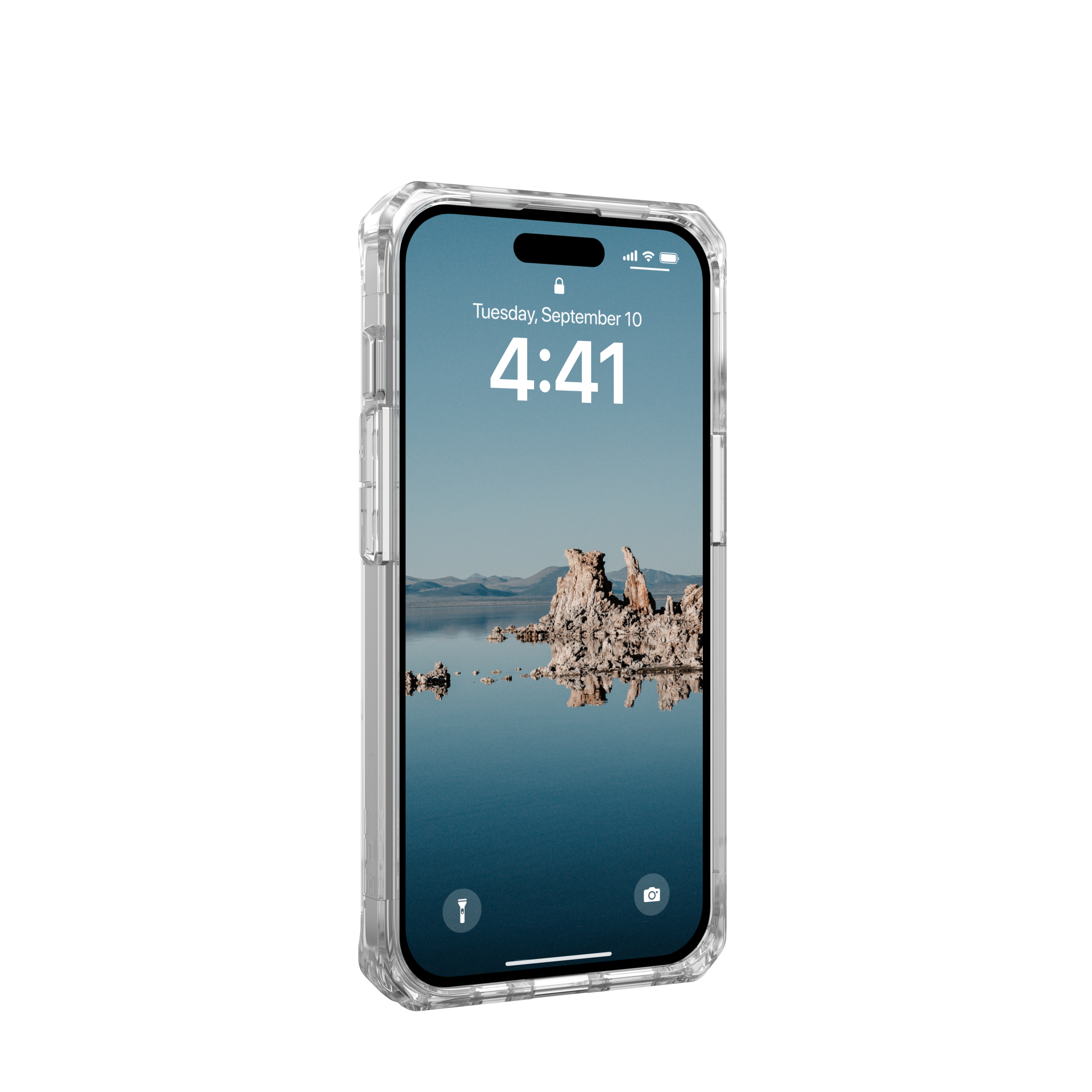 Plyo ARMOR MagSafe, URBAN Backcover, ice GEAR (transparent)/weiß Apple, 15, iPhone