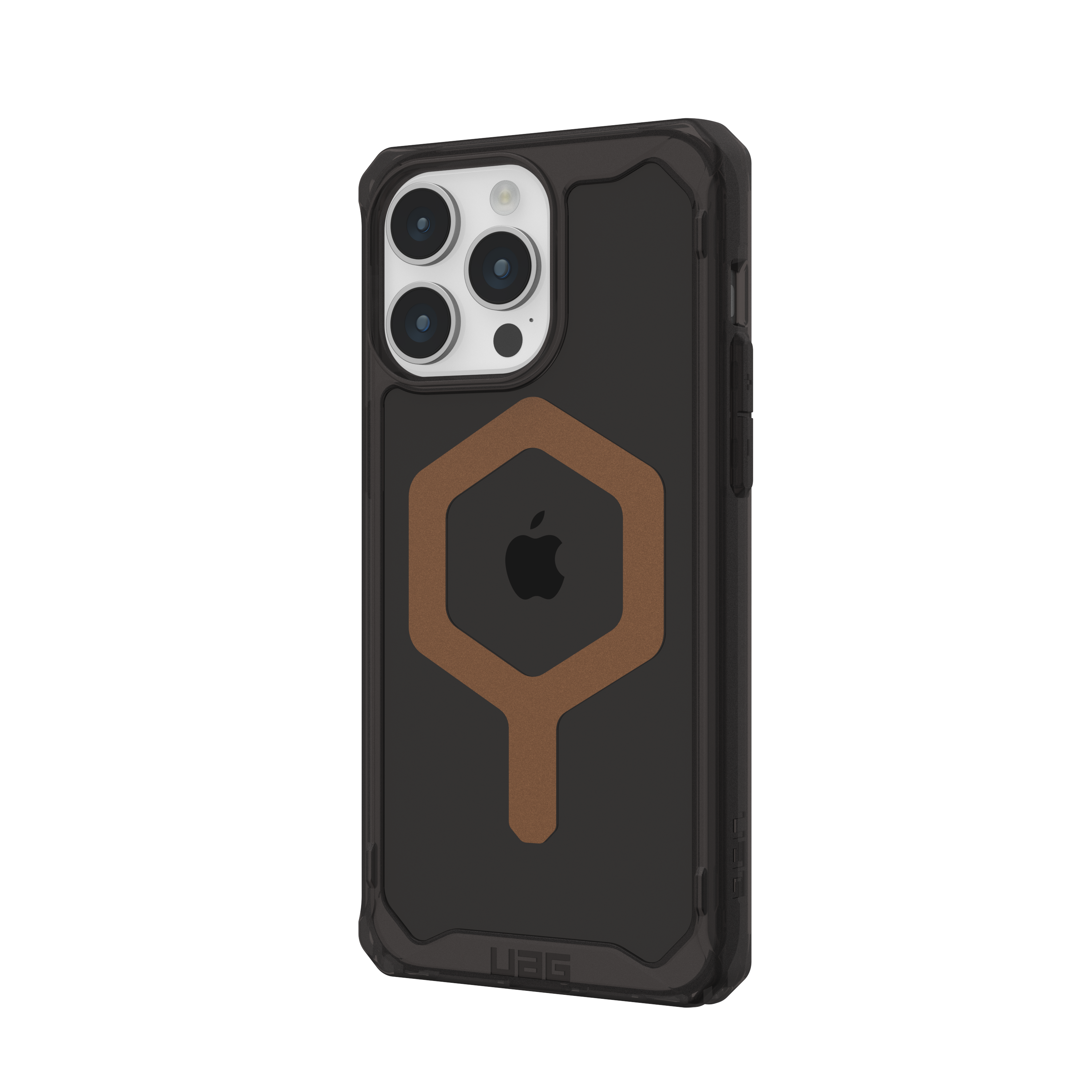 Pro, GEAR 15 ARMOR iPhone Plyo Backcover, MagSafe, URBAN schwarz/bronze Apple,