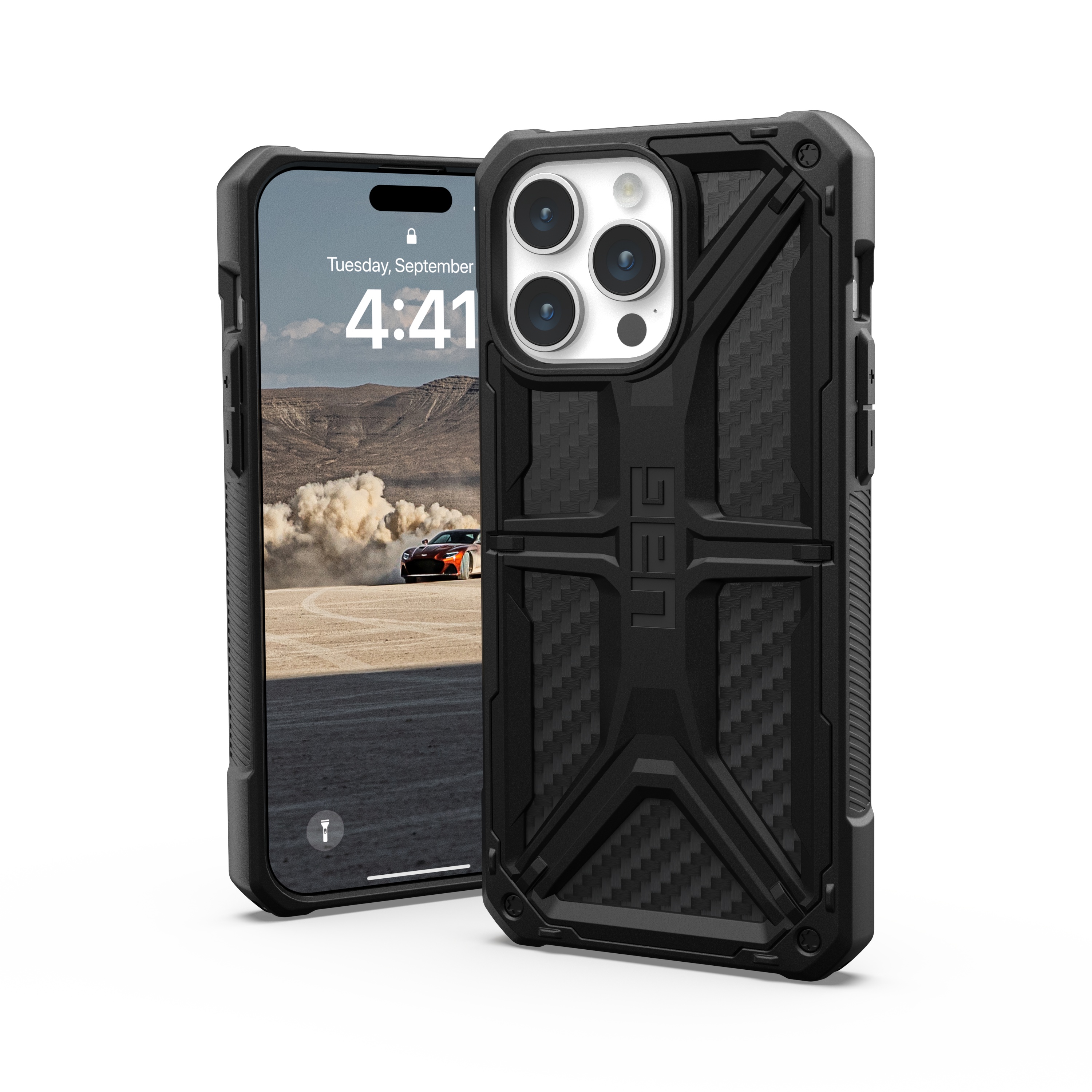 carbon iPhone fiber GEAR Pro ARMOR Max, 15 URBAN Backcover, Monarch, Apple,