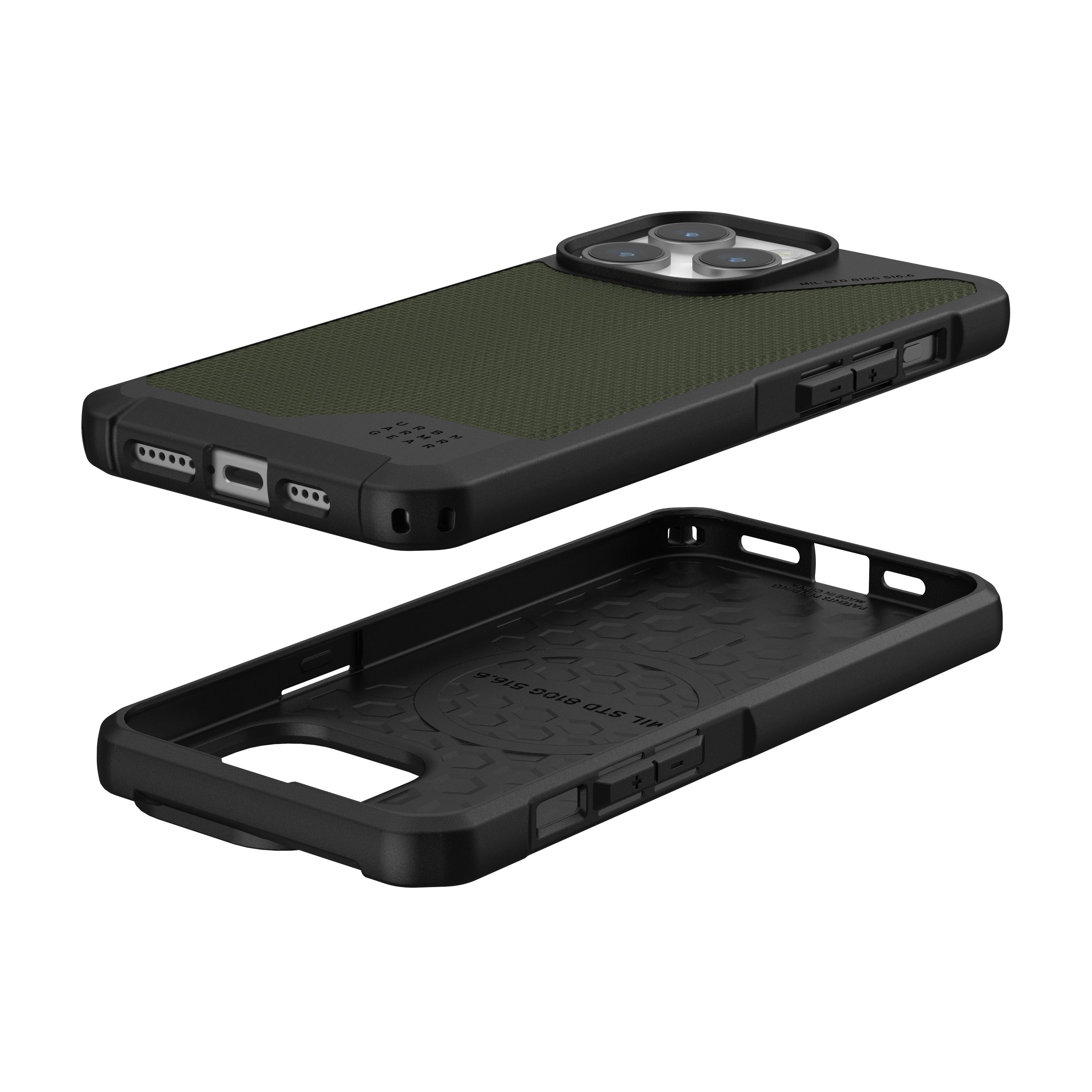 kevlar GEAR Max, iPhone Metropolis 15 URBAN Apple, MagSafe, Backcover, ARMOR olive Pro LT