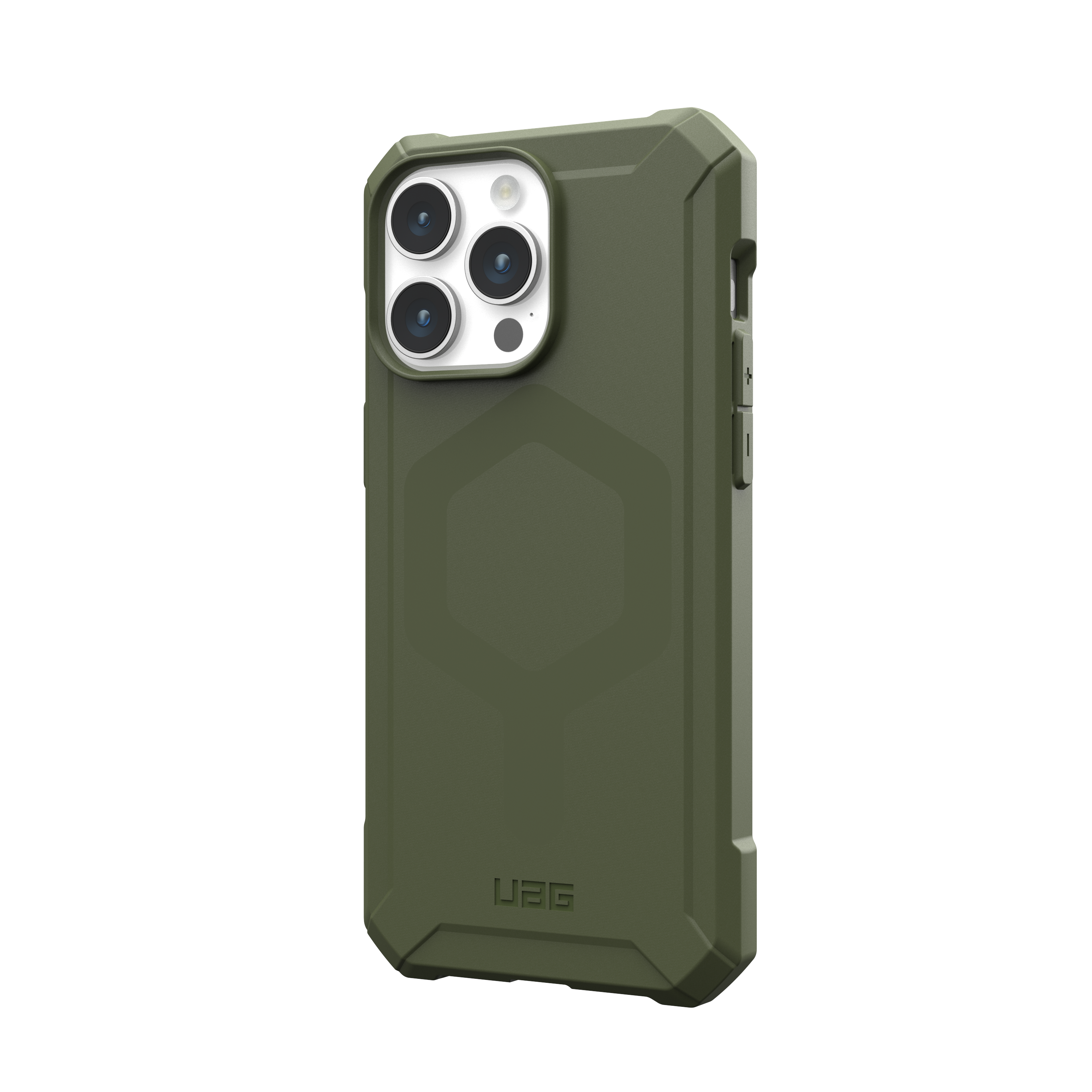URBAN ARMOR drab Essential Pro Backcover, iPhone 15 Max, Apple, GEAR olive MagSafe