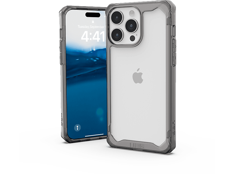 GEAR Plyo, Pro Backcover, (grau ash Max, URBAN 15 transparent) ARMOR Apple, iPhone