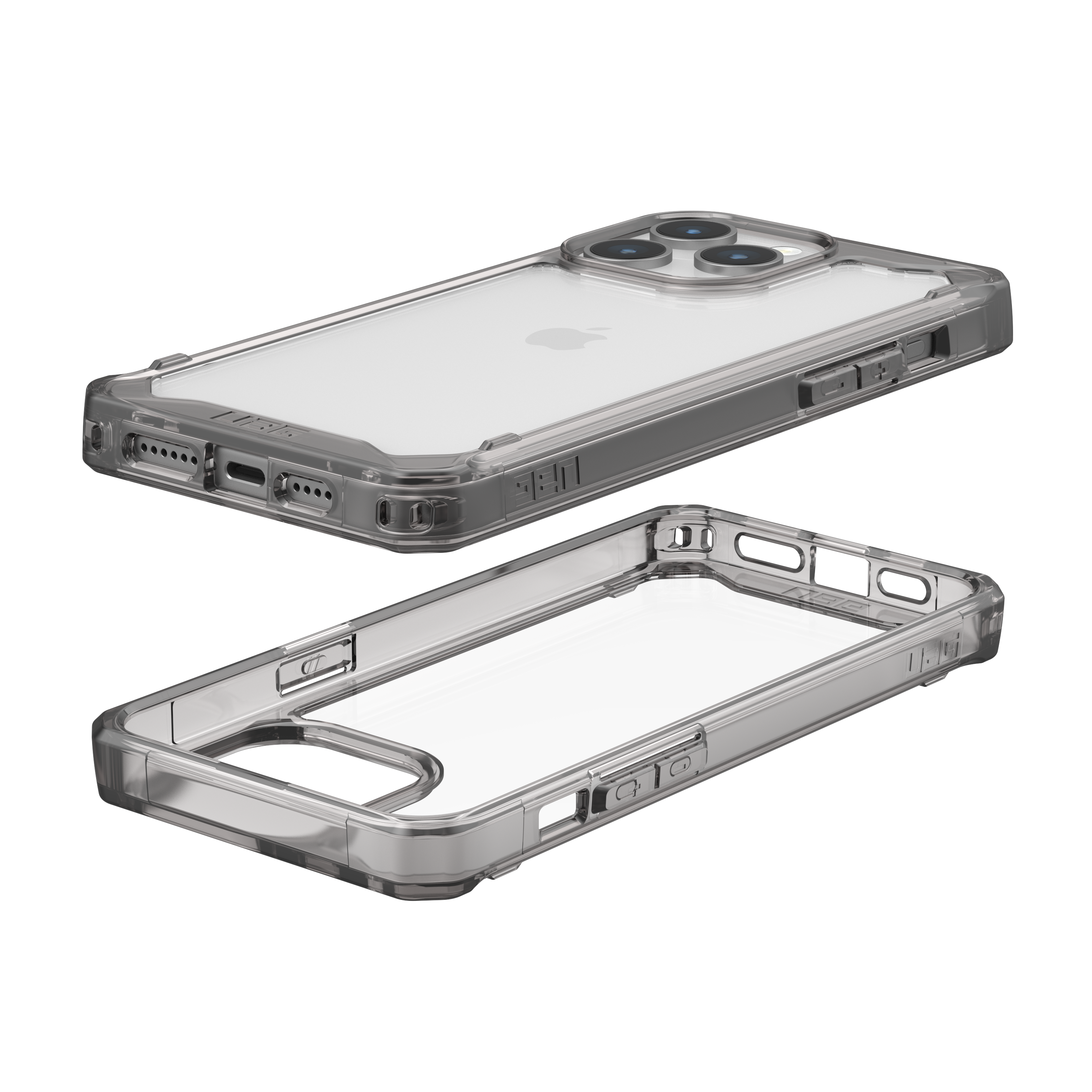 GEAR Plyo, Pro Backcover, (grau ash Max, URBAN 15 transparent) ARMOR Apple, iPhone