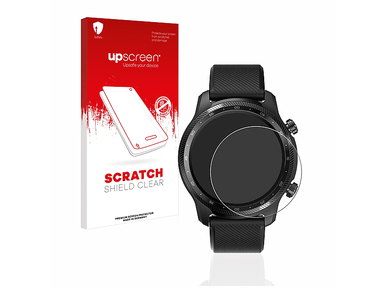 klare GPS) Ultra Pro Ticwatch 3 Kratzschutz UPSCREEN Mobvoi Schutzfolie(für