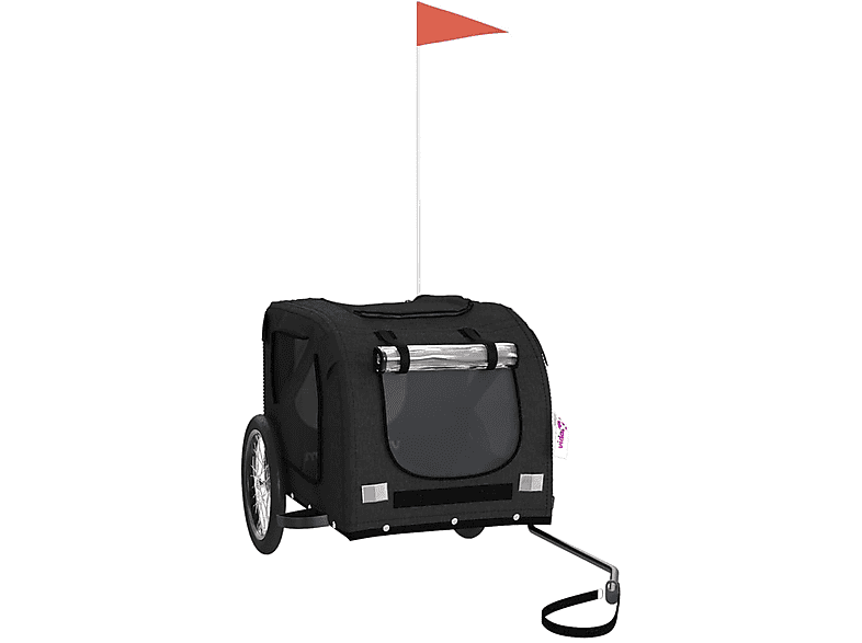 VIDAXL 93884 Fahrradanhänger Hund | Tiertransportboxen & Transportkäfige