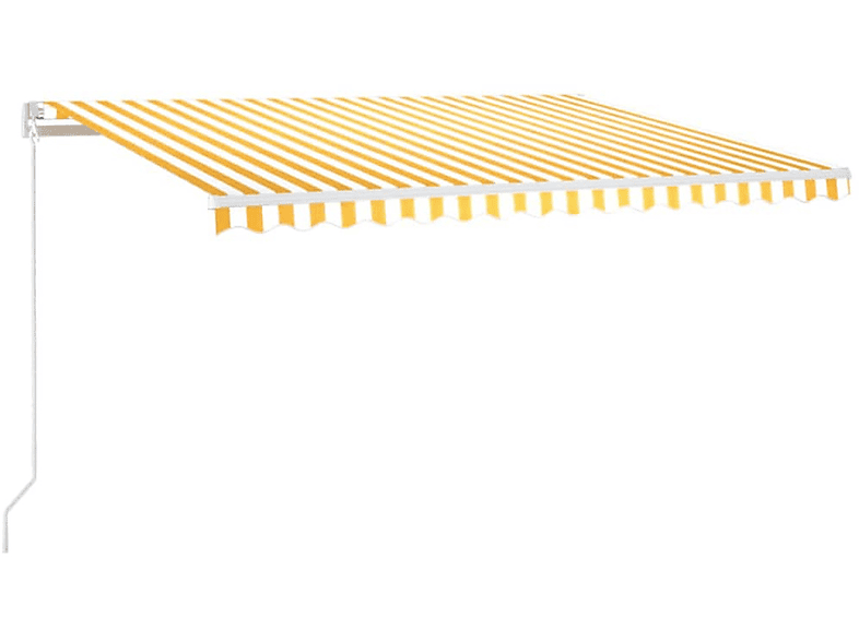 VIDAXL 3068918 Markise, Gelb und Weiß MediaMarkt