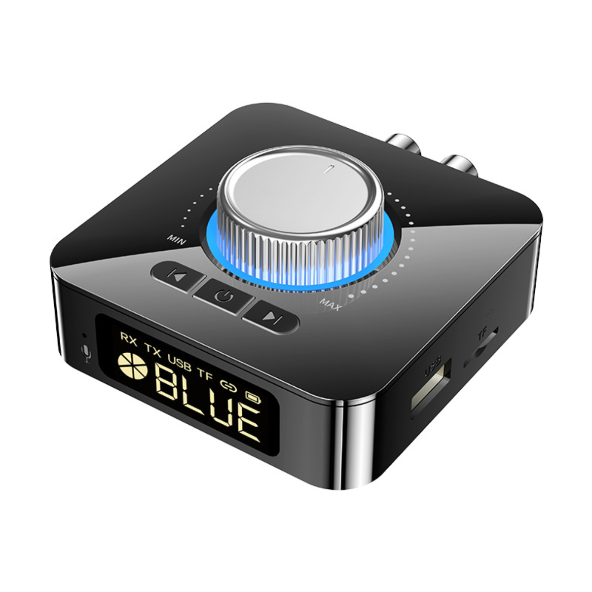 BYTELIKE NFC Bluetooth-Empfänger 5.0 schwarz PC Bluetooth-Sender Universal Bluetooth-Adapter 3-in-1 Bluetooth-Adapter FM