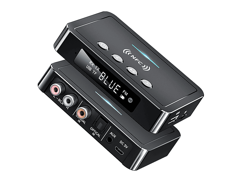 BYTELIKE NFC BluetoothEmpfänger 5.0 BluetoothSender FM 3in1