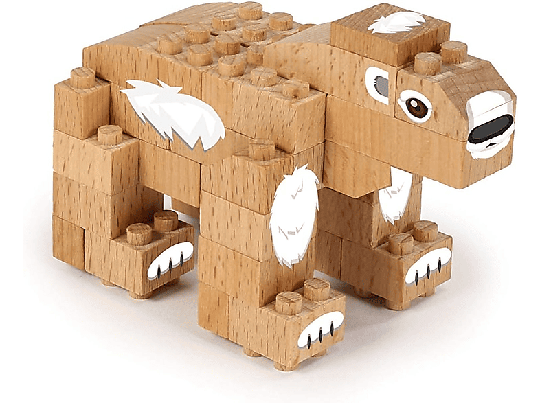 Bausteine Wooden WWF Polar COFI FabBrix Bär Bricks