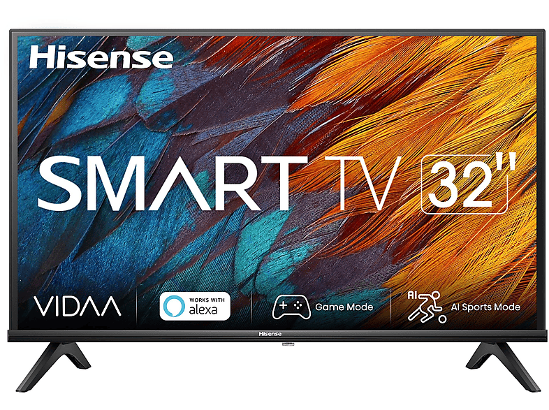 TV de 32 a 40 Pulgadas Hisense 32A4K Televisor Smart TV 32" Direct