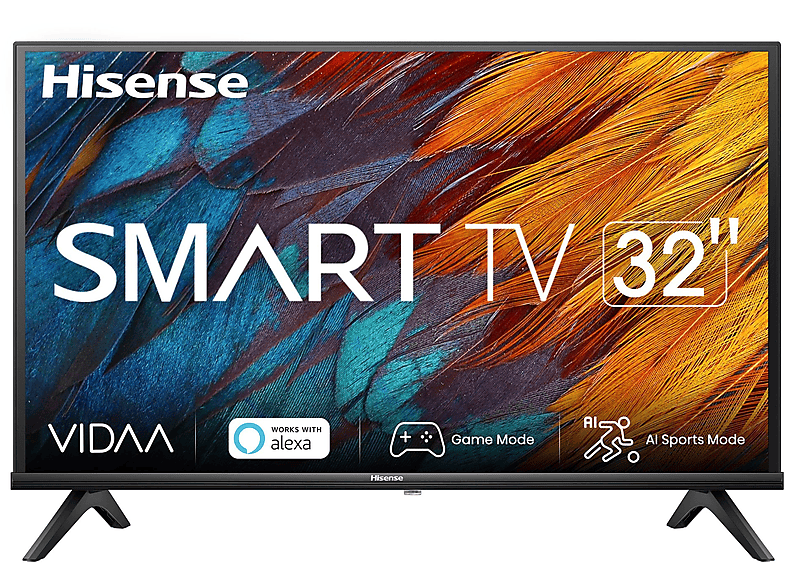 TV LED 32  TCL 32S5200, HD-ready, Quad Core, Smart TV, DVB-T2 (H.265),  Android, Negro