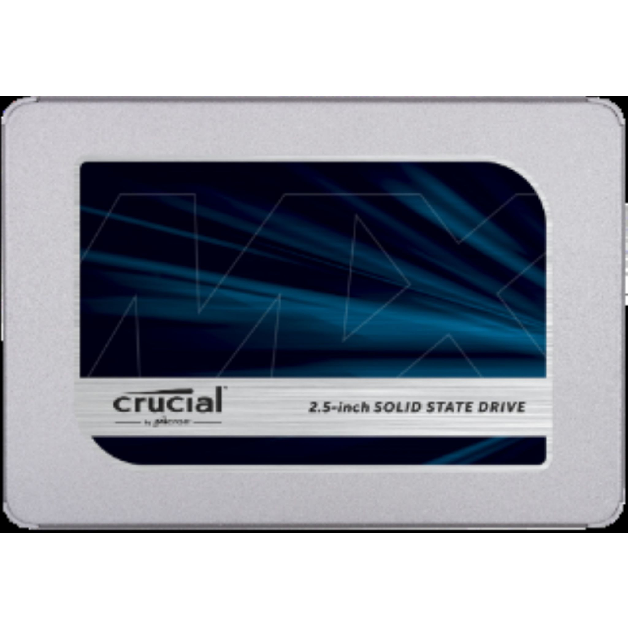 SATA 500GB (internes CRUCIAL SSD State Drive), 2,5 9.5mm Adapter mit GB, intern SSD, SATA MX500 CT500MX500SSD1 500 2.5” Zoll, Solid 7mm