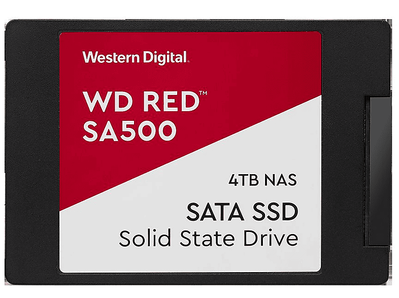 GB, 4000 SSD, SA500, Zoll, intern DIGITAL Red WESTERN 2,5