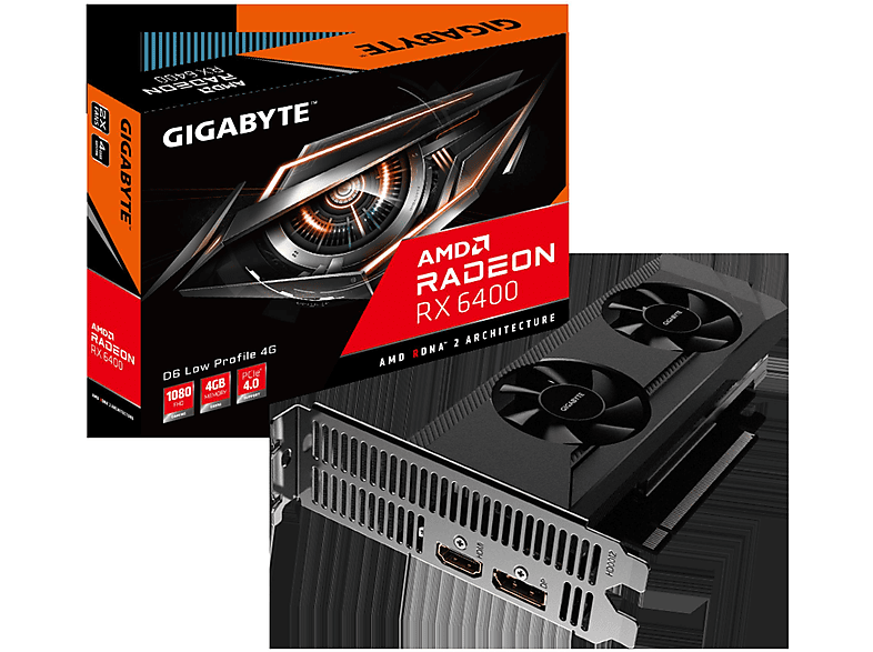 Tarjeta gráfica - GIGABYTE GV-R64D6-4GL