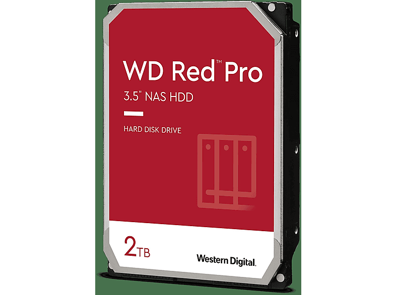 WESTERN DIGITAL WD RED Pro NAS - 2 TB (SATA, 3.5, WD2002FFSX), 2000 GB, HDD, 3,5 Zoll, intern