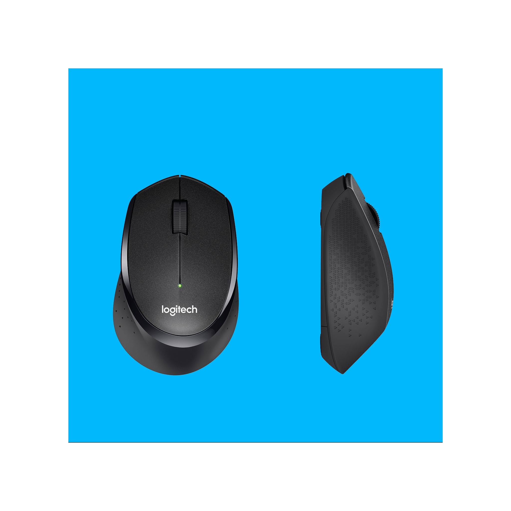 LOGITECH 910-004909 M330 SILENT MOUSE PLUS BLACK Funkmaus, Schwarz