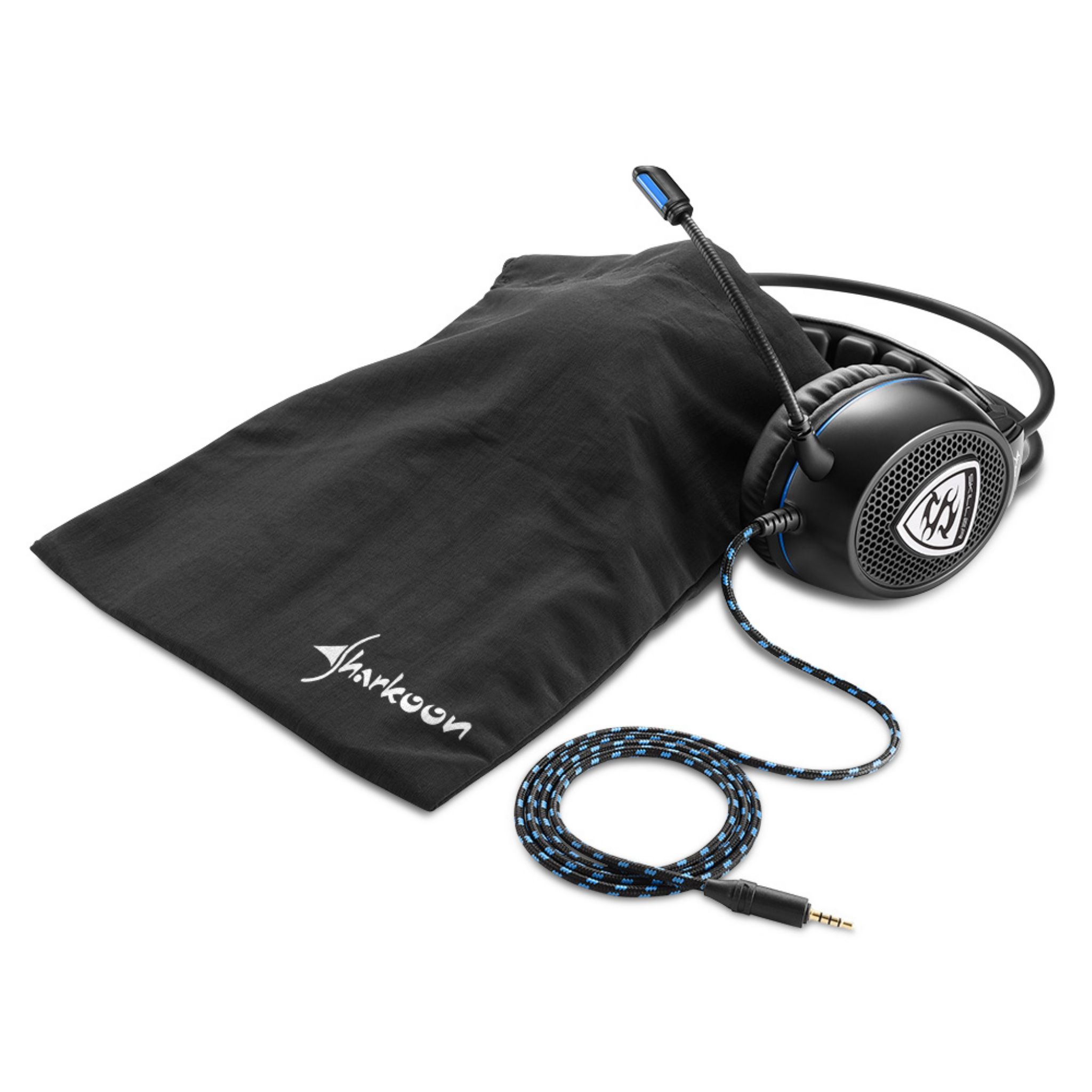 Schwarz Headset SHARKOON Skiller On-ear SGH1,