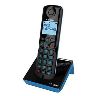 Teléfono - ALCATEL S280, Análogo, Negro - Azul
