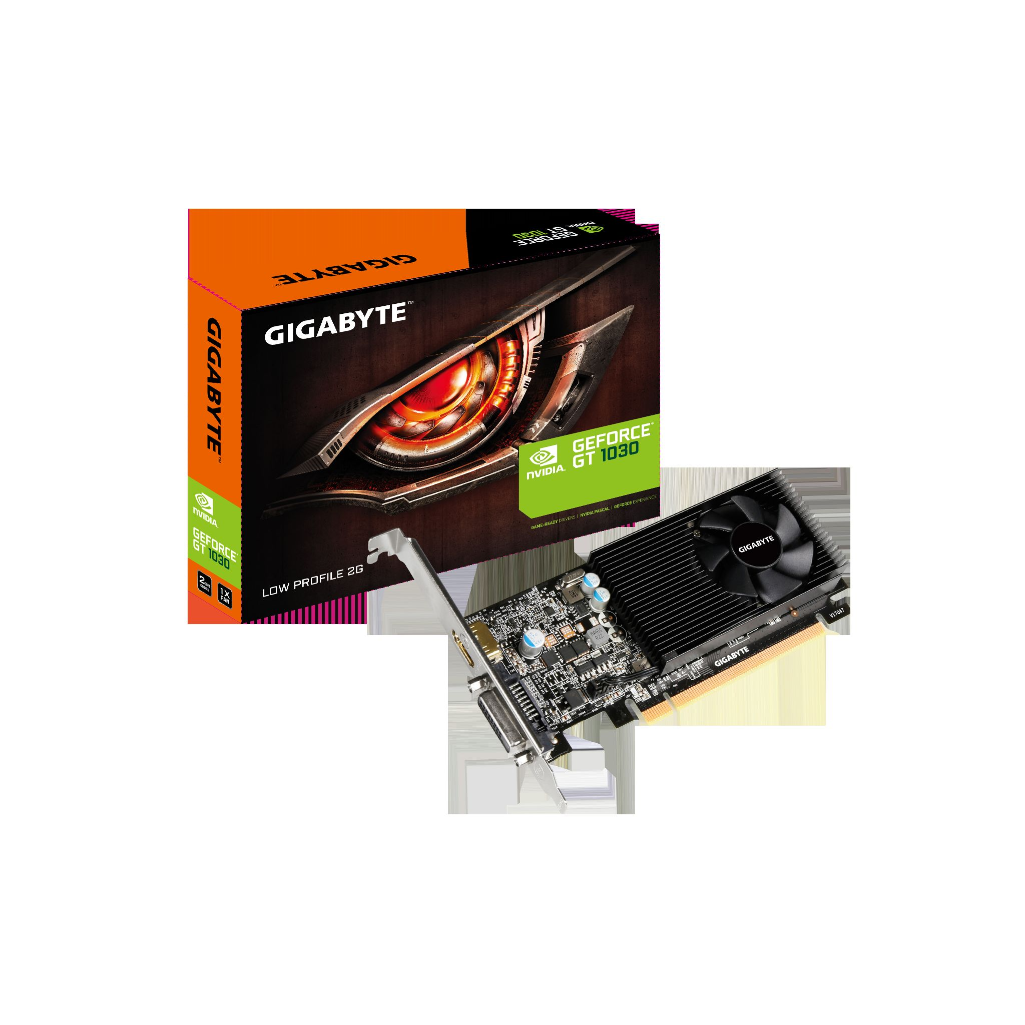 GIGABYTE NVIDIA GeForce GT 1030 2 GB GDDR5, SCHEDA GRAFICA, 2 GB