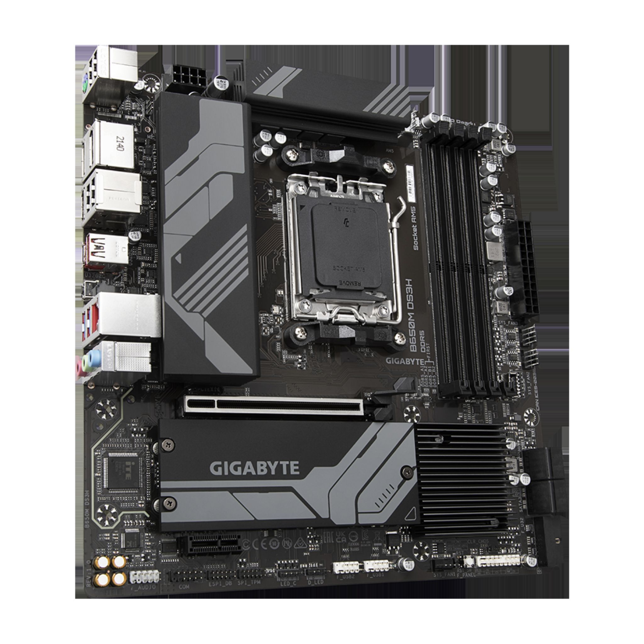 GIGABYTE B650M DS3H Mainboards schwarz