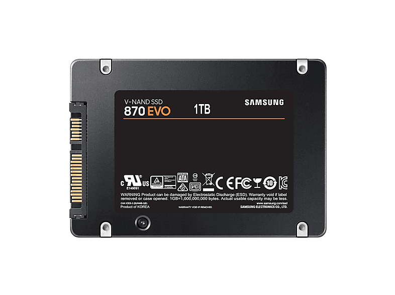 内蔵型SSD Samsung 870 EVO 1TB SSD Disco duro SSD interno 1 TB | SAMSUNG 870 EVO 1TB, HASTA 560 MB/S
