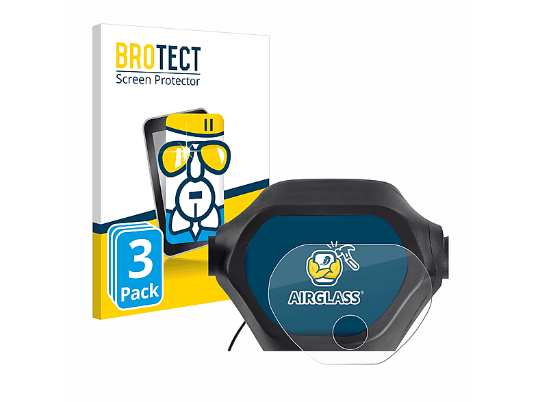 BROTECT 3x Airglass ePF-2) Epowerfun klare Schutzfolie(für