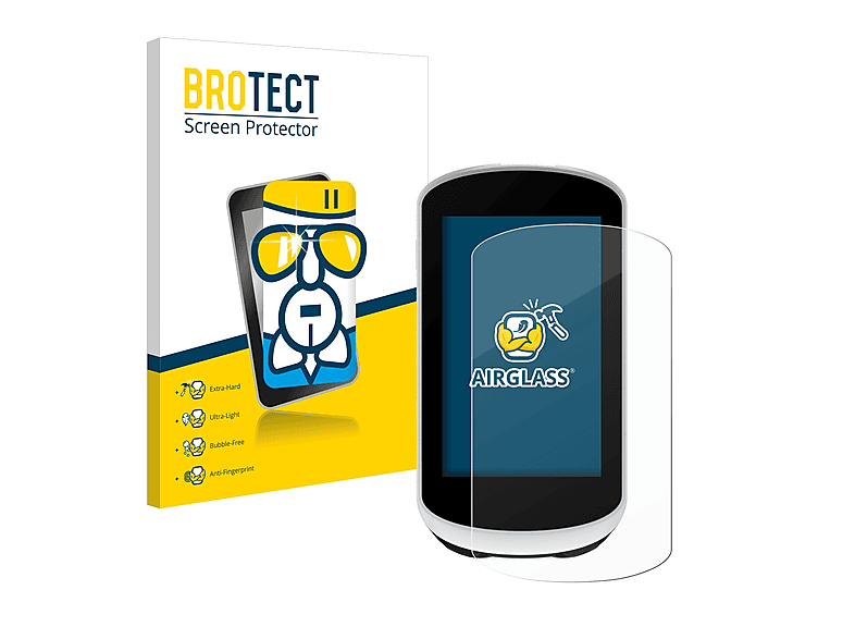BROTECT Airglass klare Schutzfolie(für Garmin Edge Explore 2) | Navi-Taschen & -Schutzfolien