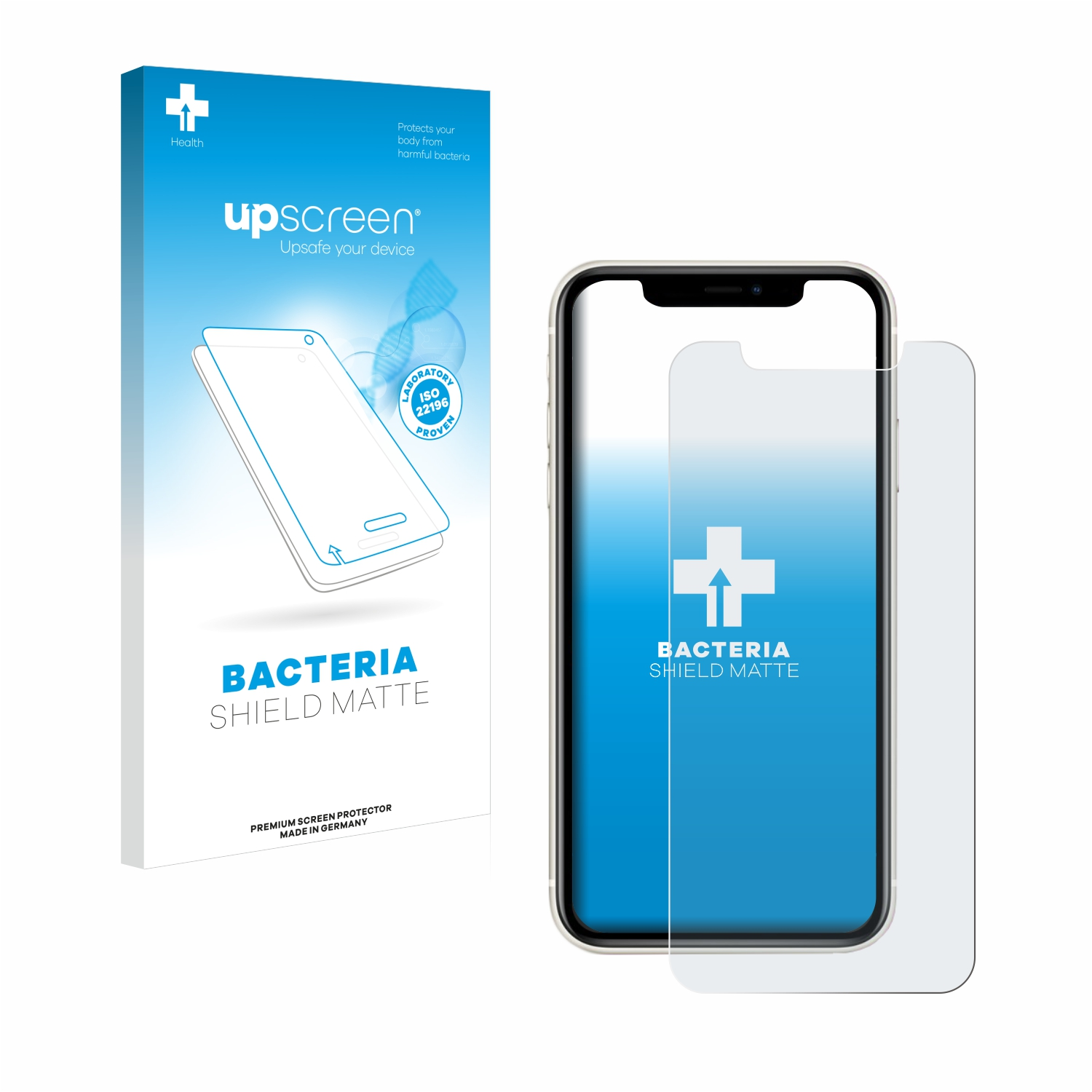 matte antibakteriell iPhone Apple entspiegelt 11) Schutzfolie(für UPSCREEN