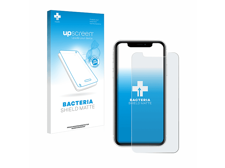 UPSCREEN antibakteriell entspiegelt matte Schutzfolie(für Apple iPhone 11)
