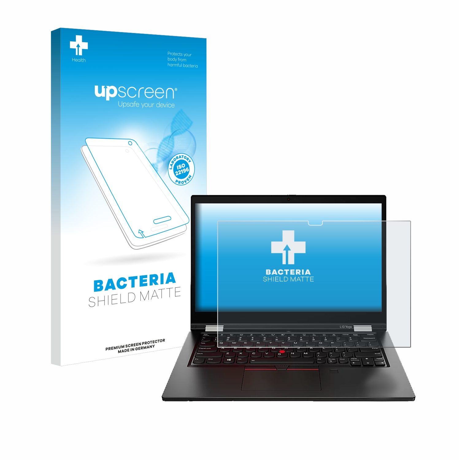 UPSCREEN antibakteriell entspiegelt matte Schutzfolie(für Yoga ThinkPad Gen Lenovo 2) L13