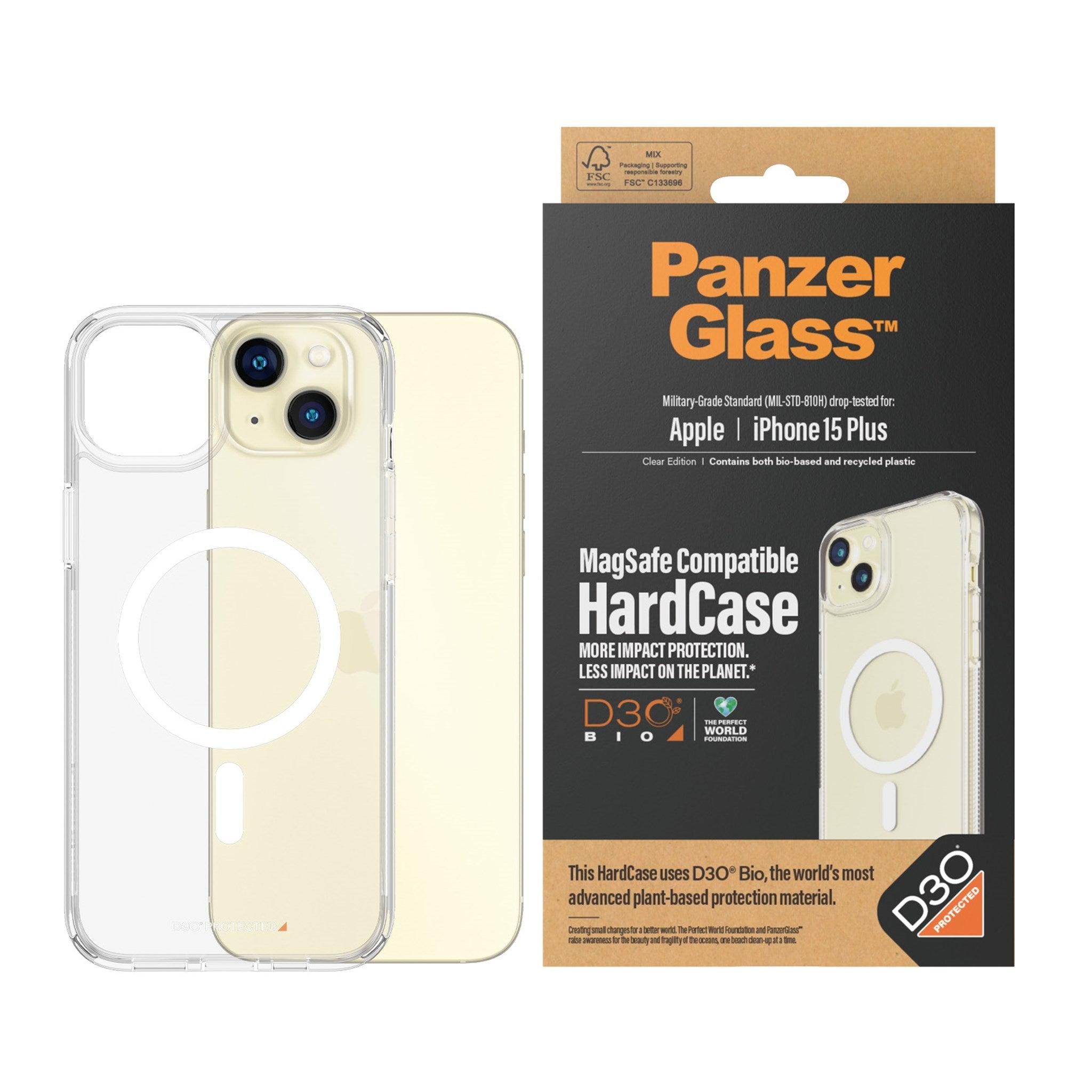 Compatible MagSafe Case(für Plus) Phone iPhone Apple 15 PANZERGLASS HardCase