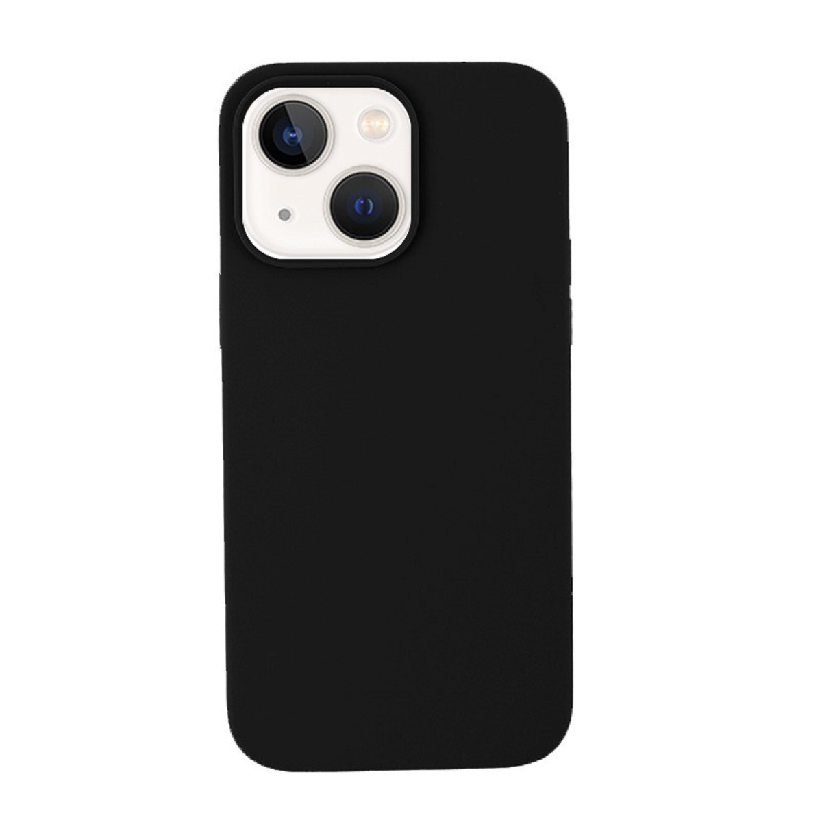 Schwarze iPhone-Hülle mit Kameraausschnitten.
