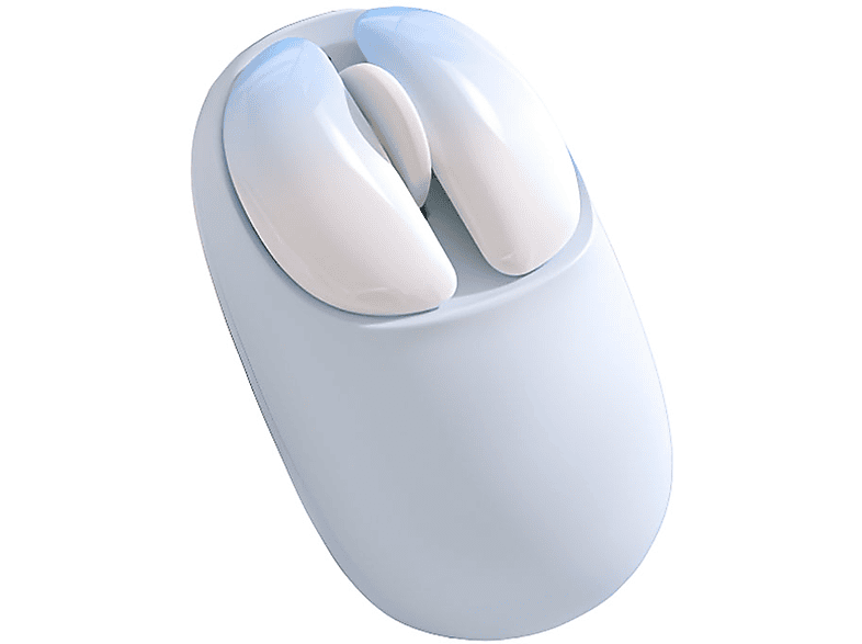 BRIGHTAKE Wireless Maus Ergonomisch Präzise Energiesparend Stilvoll Maus, Blau