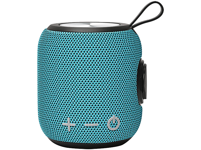 BRIGHTAKE SoundWave: Outdoor-Tauglich, Sound, Bluetooth-Lautsprecher, Langzeitbatterie Blau-grün HIFI