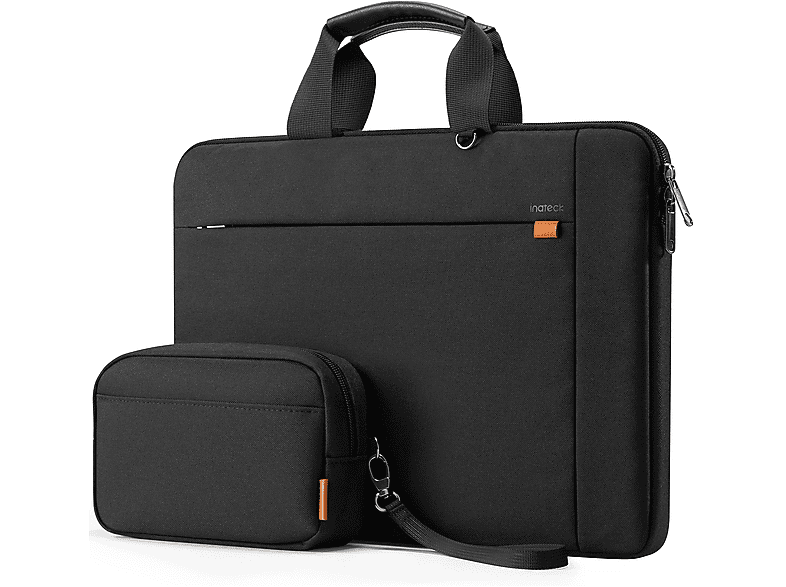 INATECK 15-15.6 Zoll Laptoptasche Notebook mit Polyester, black Zubehörtasche Sleeve spritzwassergeschützte, Schutzhülle Laptoptasche generisch Sleeve für Case
