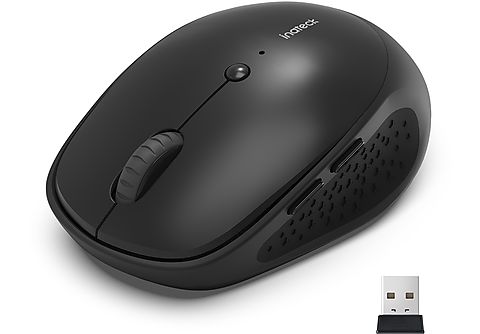 INATECK Bluetooth 2,4G Maus Kabellose Geräuschlose (Tri-Mode: BT  5.0/3.0+2.4G), einstellbar DPI,Ergonomische Maus, black | SATURN