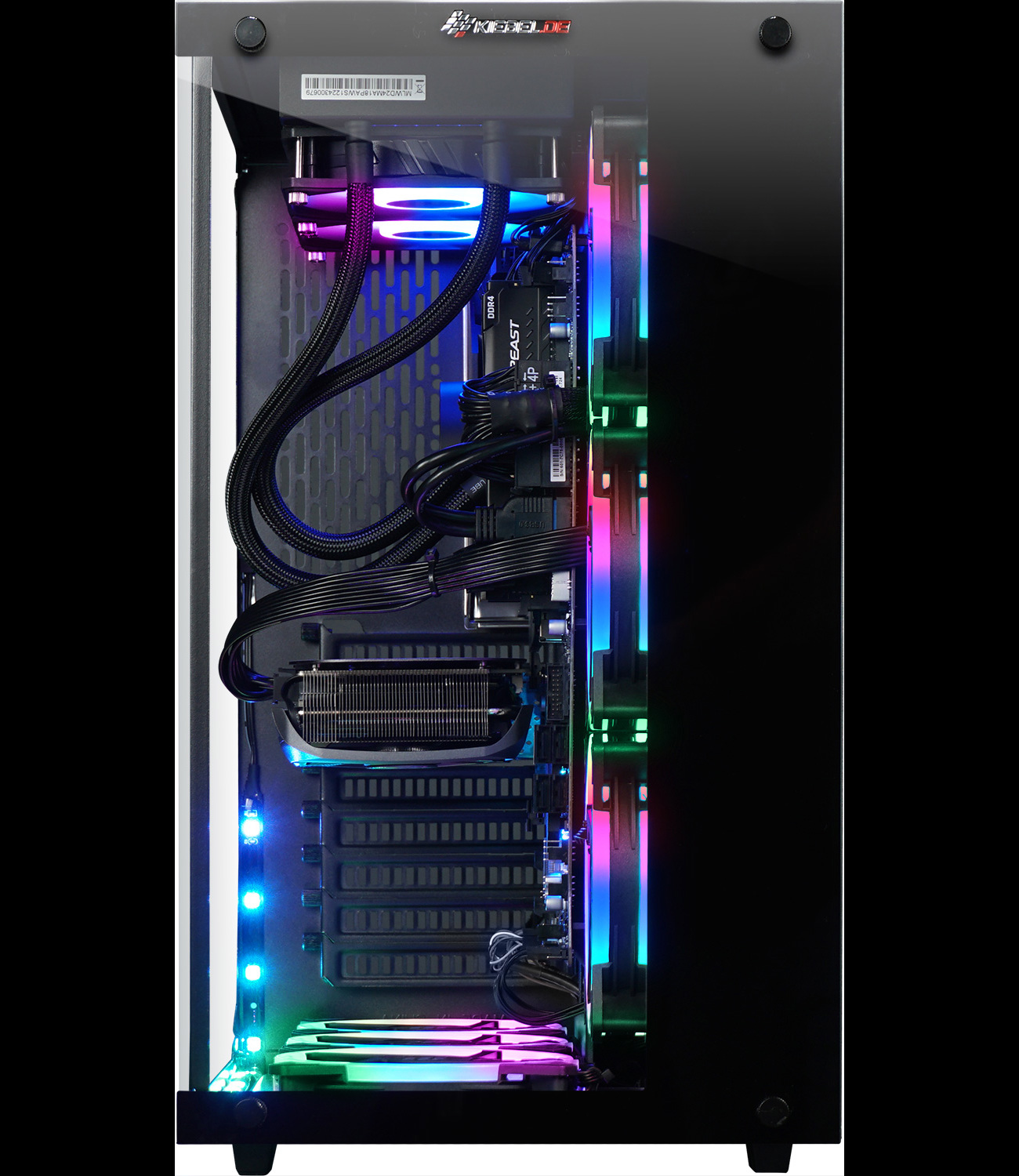 TB AMD VII 7600X, Gaming KIEBEL Panorama 5 GB 1 PC 32 mit GB AMD GeForce Windows Prozessor, Ryzen SSD, RAM, Ryzen™ NVIDIA 4070, 11 5 12 Home, RTX™