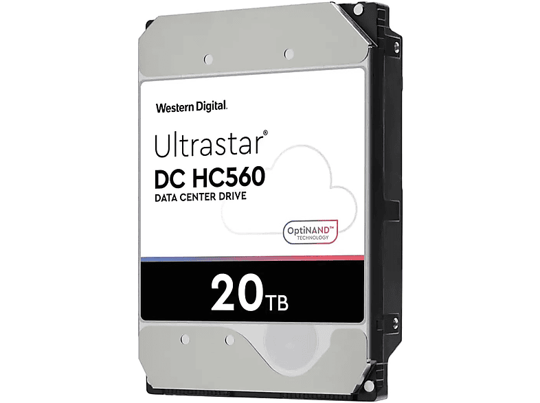 WESTERN DIGITAL 20TB WD Ultrastar DH HC560 7200RPM 512MB Ent., 20 TB, HDD, 3,5 Zoll, intern