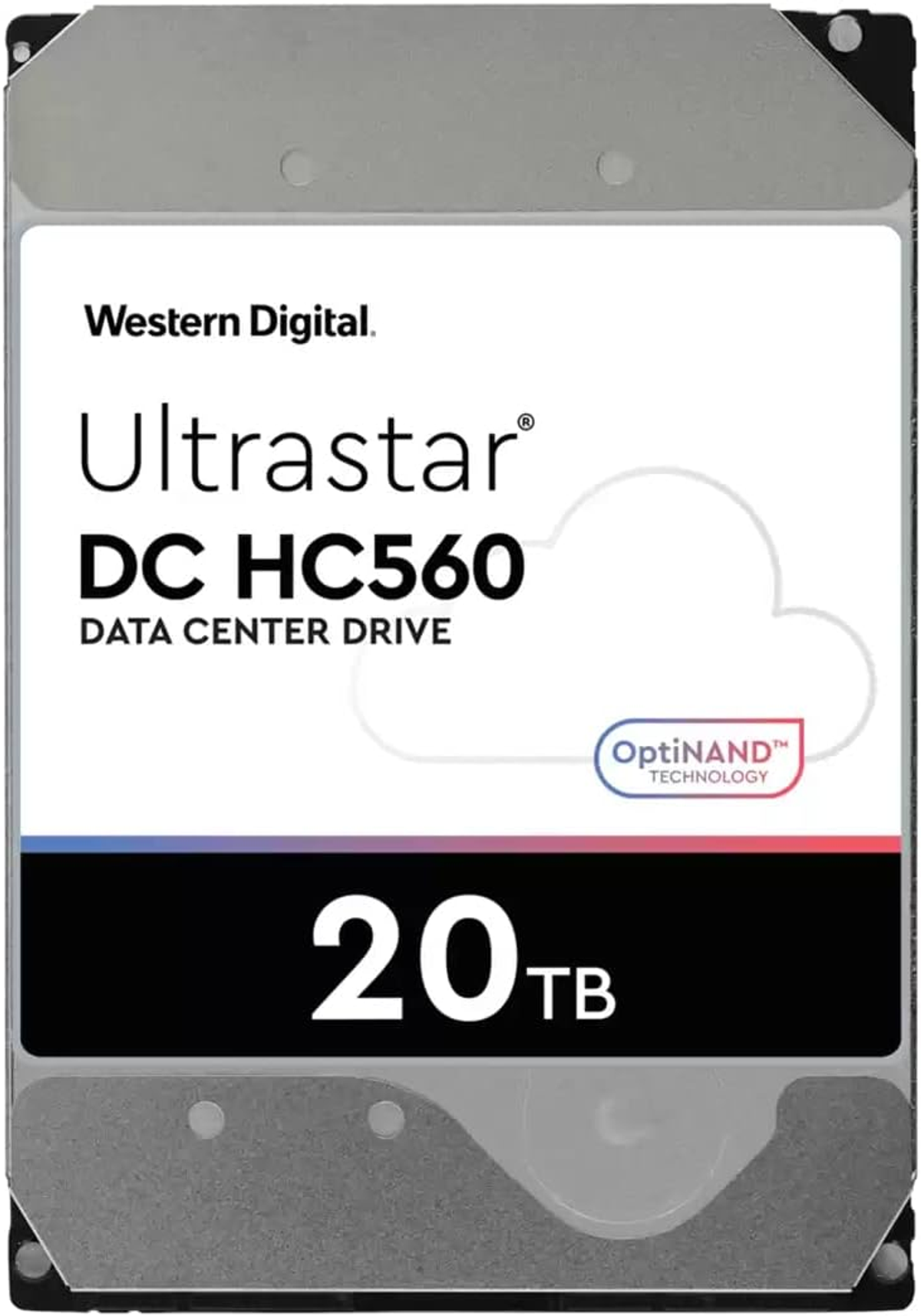 HDD, DIGITAL 3,5 Ent., Zoll, 7200RPM DH WESTERN WD intern 512MB 20TB Ultrastar 20 TB, HC560