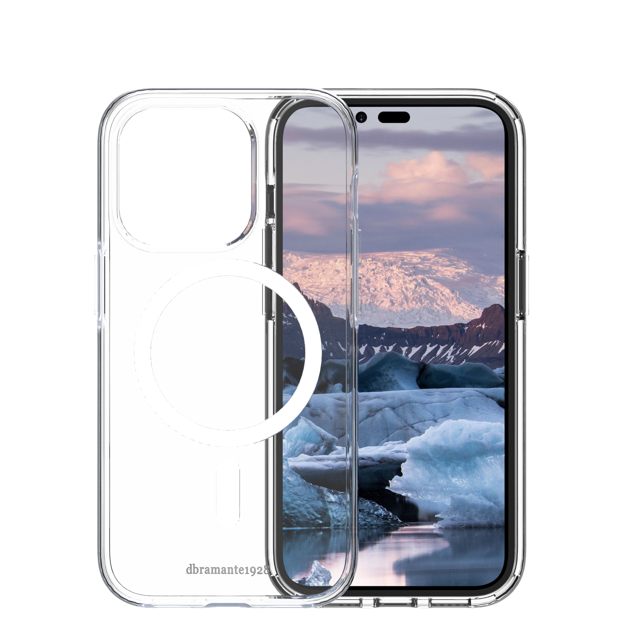 DBRAMANTE Iceland Pro, Transparent Transparent, 14 Apple, 14 Pro Pro iPhone iPhone Bumper, MagSafe