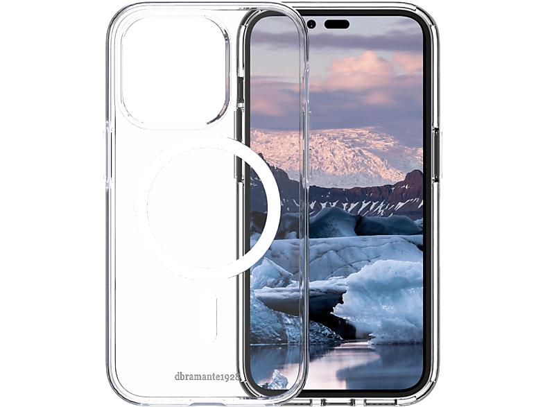 DBRAMANTE Iceland Pro MagSafe iPhone Transparent Pro Bumper, 14 Transparent, iPhone Pro, 14 Apple