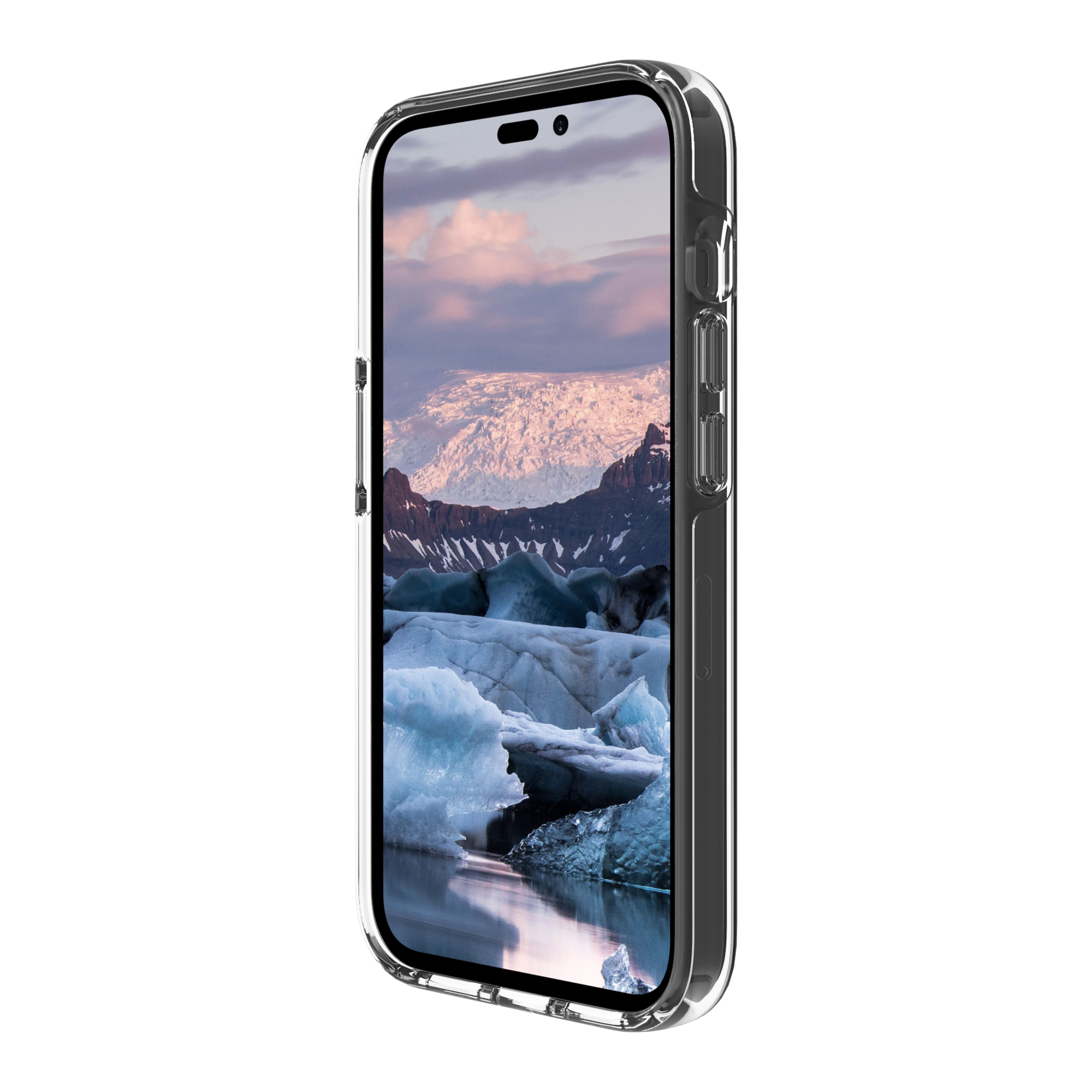 DBRAMANTE1928 IPH14P ICELAND PRO COVER CLEAR, Holster, Apple, iPhone 14 Pro, Transparent